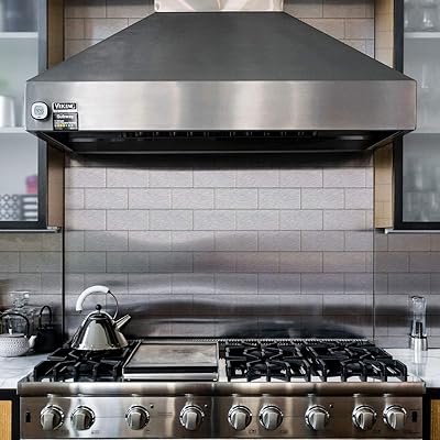 Buy Art3d 10 Piece Peel And Stick Metal Backsplash Tiles For Kitchen Aluminum Silk Subway Tile Online In Netherlands B07mdrmb4w