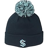 Seattle Kraken NHL Officially Licensed Beanie Pom Icon Team Color