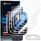 EWUONU 6 Pack Flexible Film for Amazfit Bip 6 Screen Protector [NOT GLASS], Non-Breakable Soft TPU Hydrogel Film Invisible Thin Ultra HD Clear Anti-Scratch Self-Healing for Amazfit Bip 6 Accessories