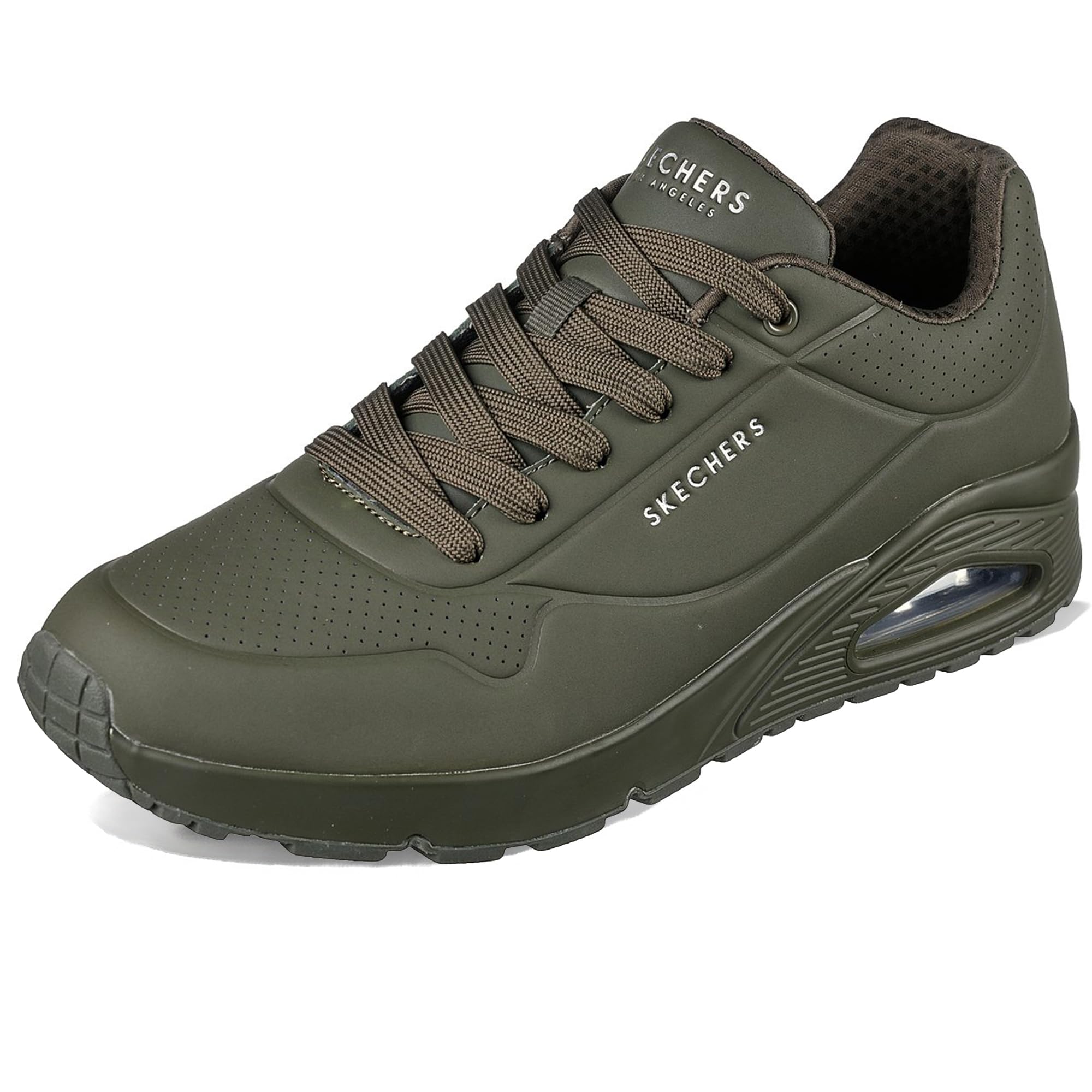 Skechers Men's Uno-Stand on Air Sneaker, Dark Green, 9.5 Image