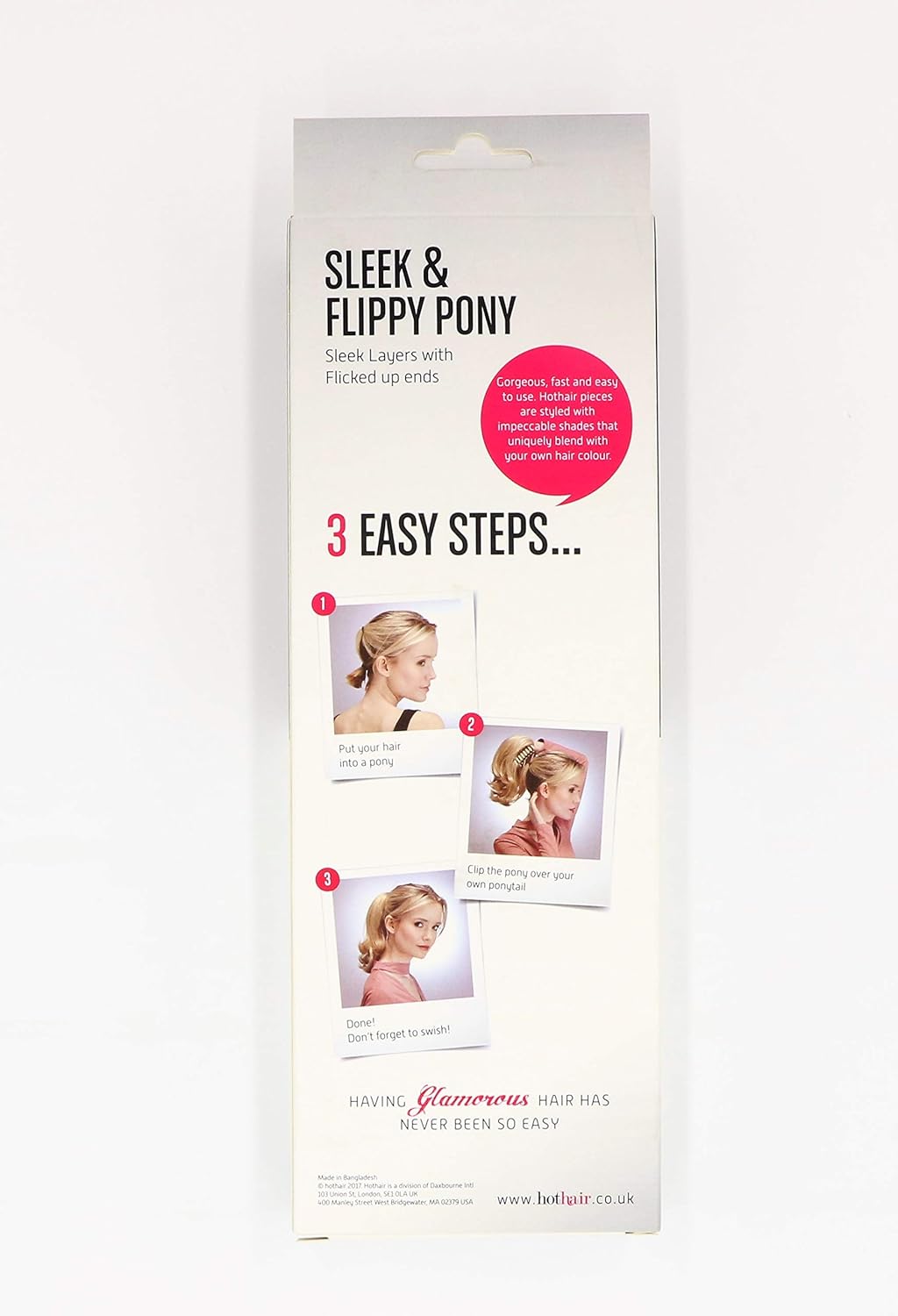 HOTHAIR Sleek and Flippy Pony, Auburn Twist - Image 5