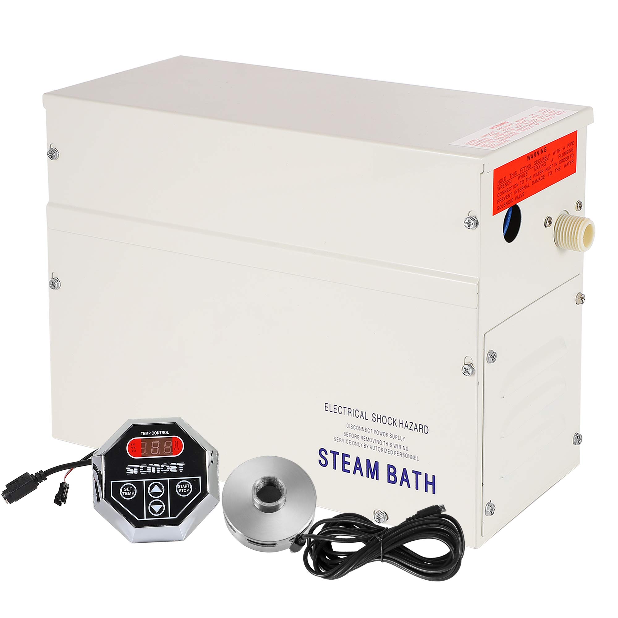 CGOLDENWALL 3KW Steam Generator Shower Sauna Bath Home Spa Steam Bath