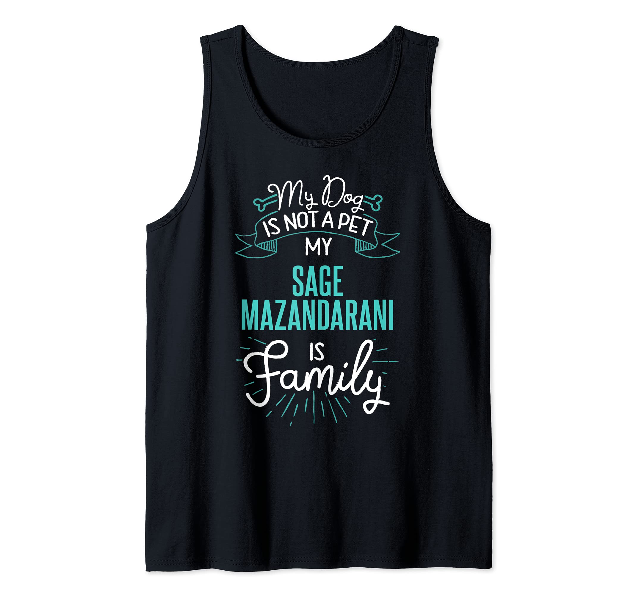 Cute Sage Mazandarani Design Family Dog Giftn Tank Top