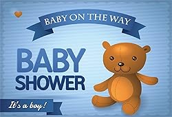 Laeacco Baby Shower Backdrops 5x3ft Vinyl