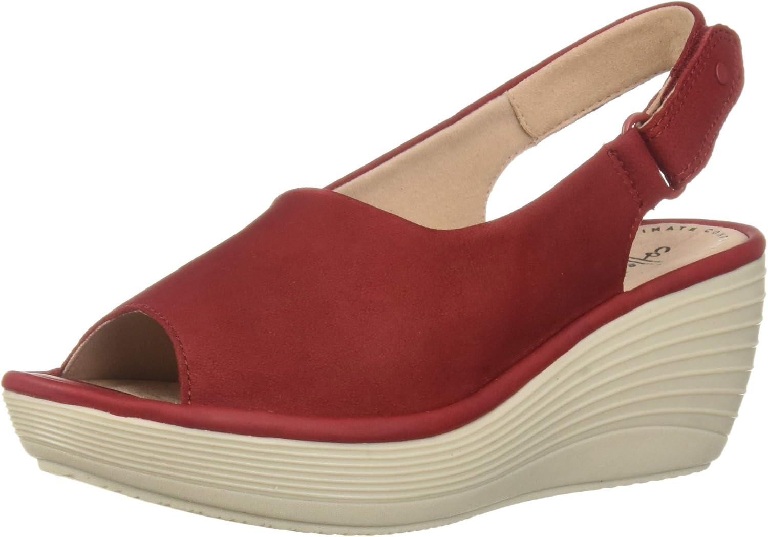 clarks reedly salene red