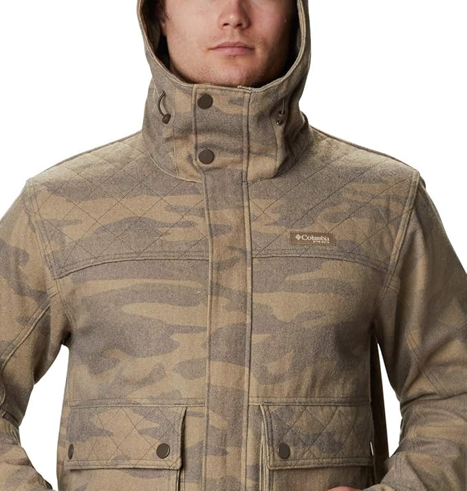 Columbia 哥伦比亚 Gallatin 男式狩猎夹克 连帽迷彩夹克 3折.38 海淘转运到手约¥400