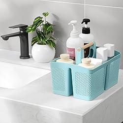 rejomiik Portable Shower Caddy Basket Plastic