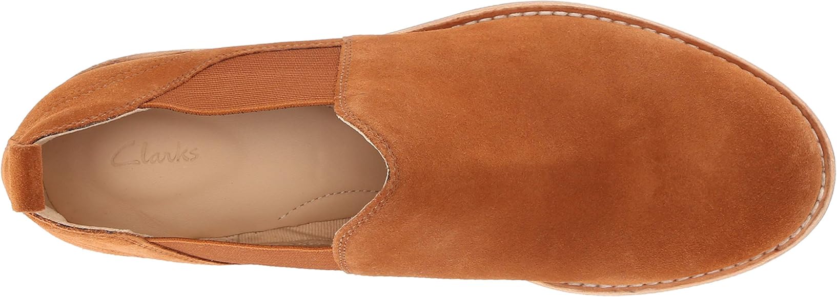 clarks edenvale page dark tan leather