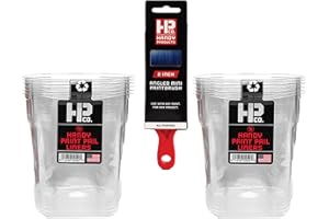 Handy Paint Pail Liners – 12 Disposable Inserts for Quick Clean-Up and Easy Color Changes, Designed to Fit Handy Paint Pail &