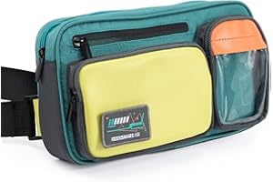 Geekshare Large Capacity Multifunctional Switch/Switch OLED Travel Carrying Case-Color Contrast Laser Messenger Bag Compatible with Nintendo Switch-Portable Storage Bag for Switch & Game Accessories