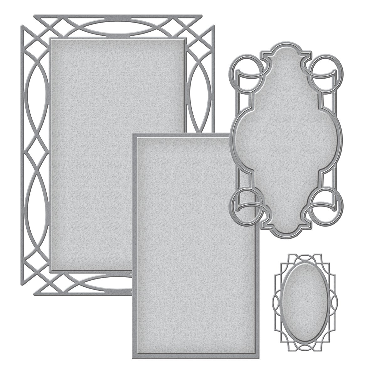 Spellbinders Nestabilities Intertwined Etched Dies, Brown