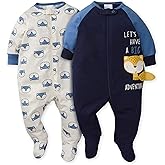 Gerber Baby Boys’ 2-Pack Sleep ‘N Play Pajamas