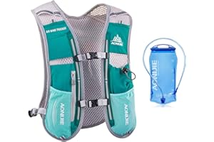 Win.Deeper 5L Lightweight Running Backpack Outdoor Sports Trail Racing Marathon Hiking Fitness Bag Hydration Vest Pack