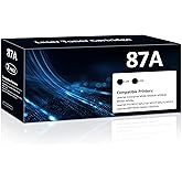 87A Black Toner Cartridges 2 Pack Replacement for HP 87A 87X CF287A Toner | Compatible with HP LaserJet Enterprise M506 M506dn M506n M506x Pro M527 M527dn M527z MFP M501 M501n M501dn
