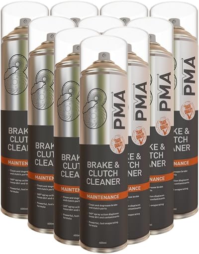 (PACK OF 10) PMA Brake & Clutch Cleaner Large 600ml Tin Solvent Cleaner