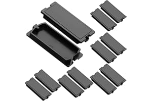 Kingdder 10 Pack Breaker Filler Plate, Circuit Breaker Panel Cover Knockout Filler Plate Box Cover Black