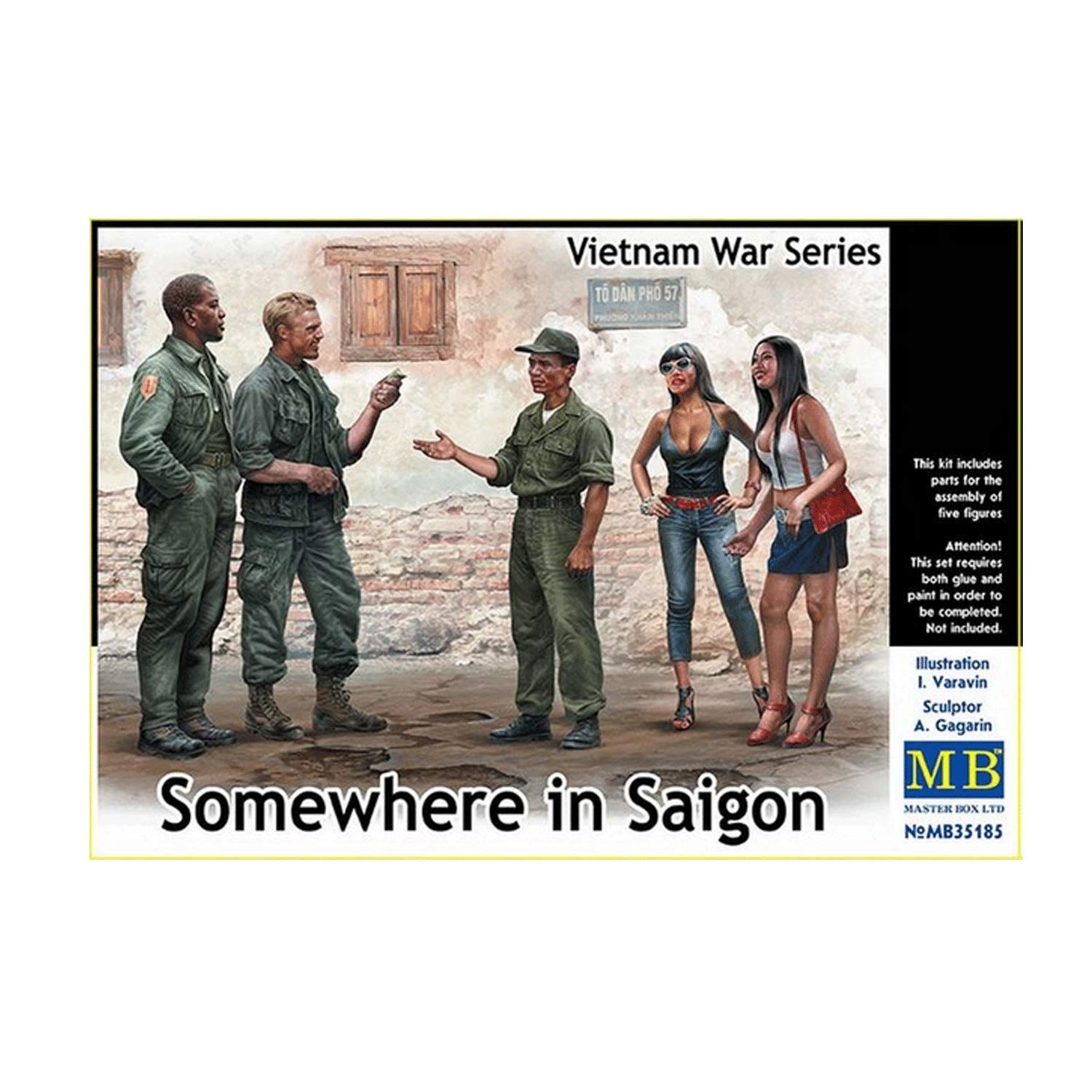 Masterbox 1: 35 - Somewhere in Saigon, Vietnam War Series