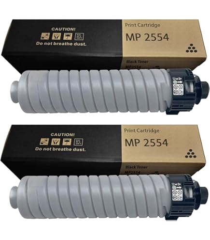 RICOH MP 3554 ブラック　インク　カートリッジ　2本 Amazon.com: Ricoh 842124 Black Toner Cartridge 2-Pack for MP
