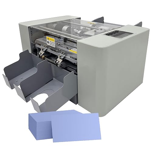 HayWHNKN A4 Automatic Business Card Cutter Machine, 110V Electric Card ...