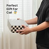 Conlun Cat Scratcher Box with 4 Scratching Boards 2 Boxes 1 Ball view 6