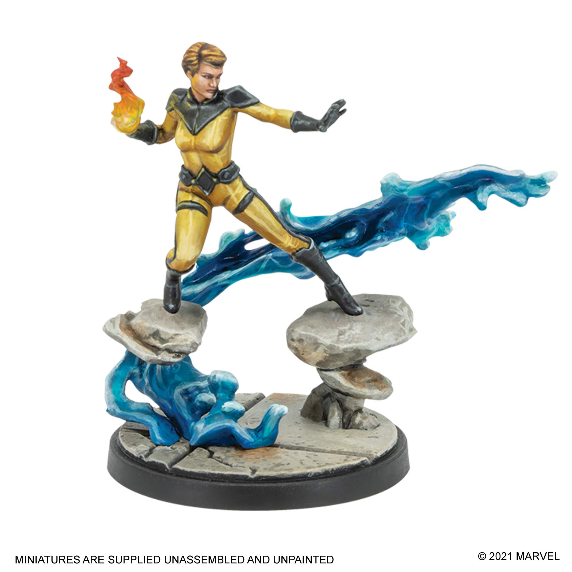 Marvel: Crisis Protocol Crystal and Lockjaw CHARACTER PACK - Inhuman Royalty Unleashed! Tabletop Superhero Game, Ages 14+, 2 Players, 90 Minute Playtime, Made by Atomic Mass Games