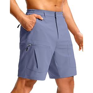 G Gradual Men's Hiking Cargo Shorts Stretch Quick Dry Outdoor Tactical Shorts for Men with Multi Pocket for Fishing Casual