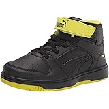 PUMA Unisex-Child Rebound Layup Hook and Loop Sneaker