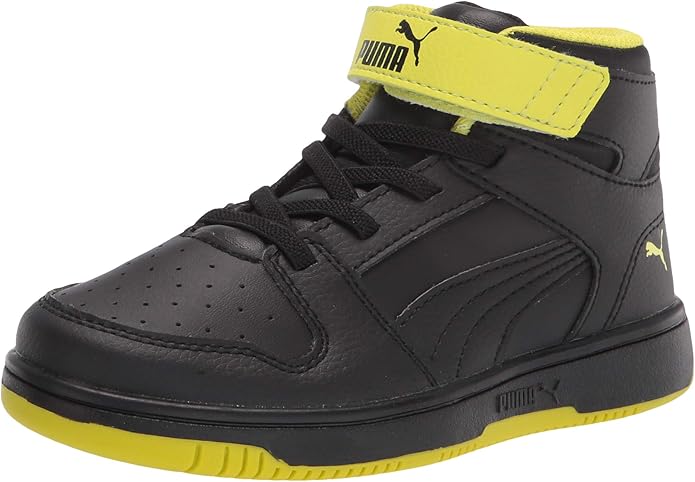 PUMA Boys Rebound Layup SL V Faux Leather High Top Sneakers: Amazon.ca: Shoes & Handbags