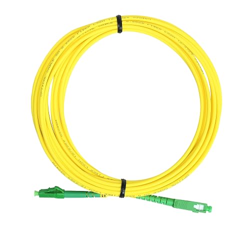 OpZonik 1M LC APC to SC APC Fiber Optic Patch Cable Single Mode Simplex ...
