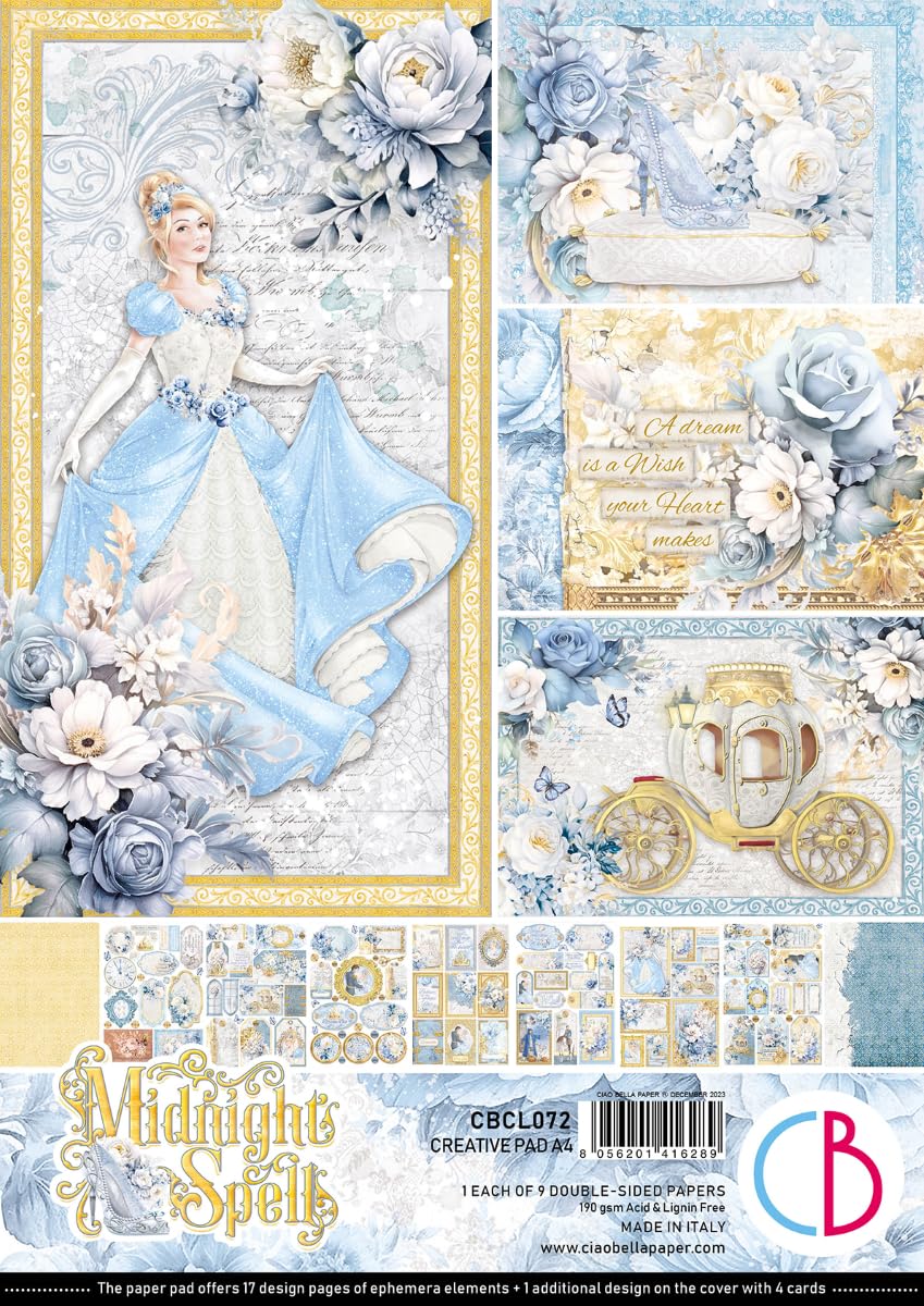 Ciao Bella Midgnight Spell A4 Creative Pad