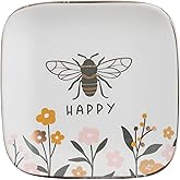 Karma, Flora Square Trinket Tray Small BEE