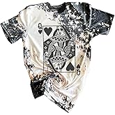 Queen of Hearts T-Shirt for Women Funny Vintage Graphic Tees Cool Cute Queen Tee Casual Short Sleeve Tops Shirts