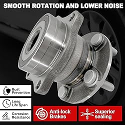 Pair 512401 Rear Wheel Bearing Hub Assembly