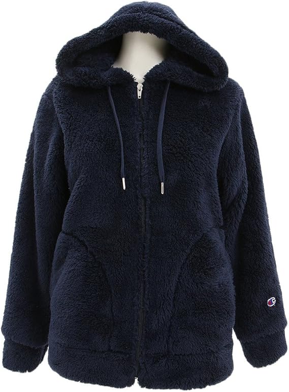 Amazon チャンピオン レディース ジップフード フリースジャケット Zip Hooded Jacket ネイビー Cw L604 コート ジャケット 通販