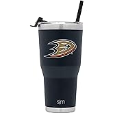 Simple Modern Officially Licensed NHL Anaheim Ducks 30oz Cruiser Tumbler Insulated Travel Mug Cup with Flip Lid and Straw