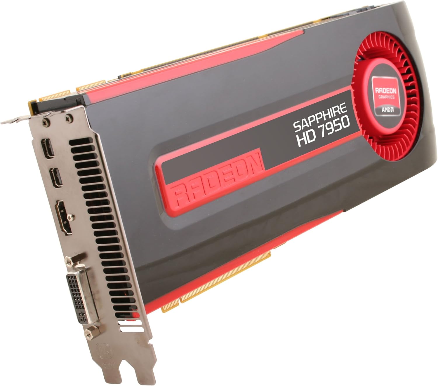 Amazon Com Sapphire Radeon Hd 7950 3gb Ddr5 Hdmi Dvi I Dual Mini Displayport Pci Express Graphics Card With Boost 00 g Computers Accessories