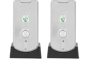 Voice Caller, Intercom System 2 Way Voice Caller 1000M Long Range 38 Ringtones 3 Levels Adjustment Volume