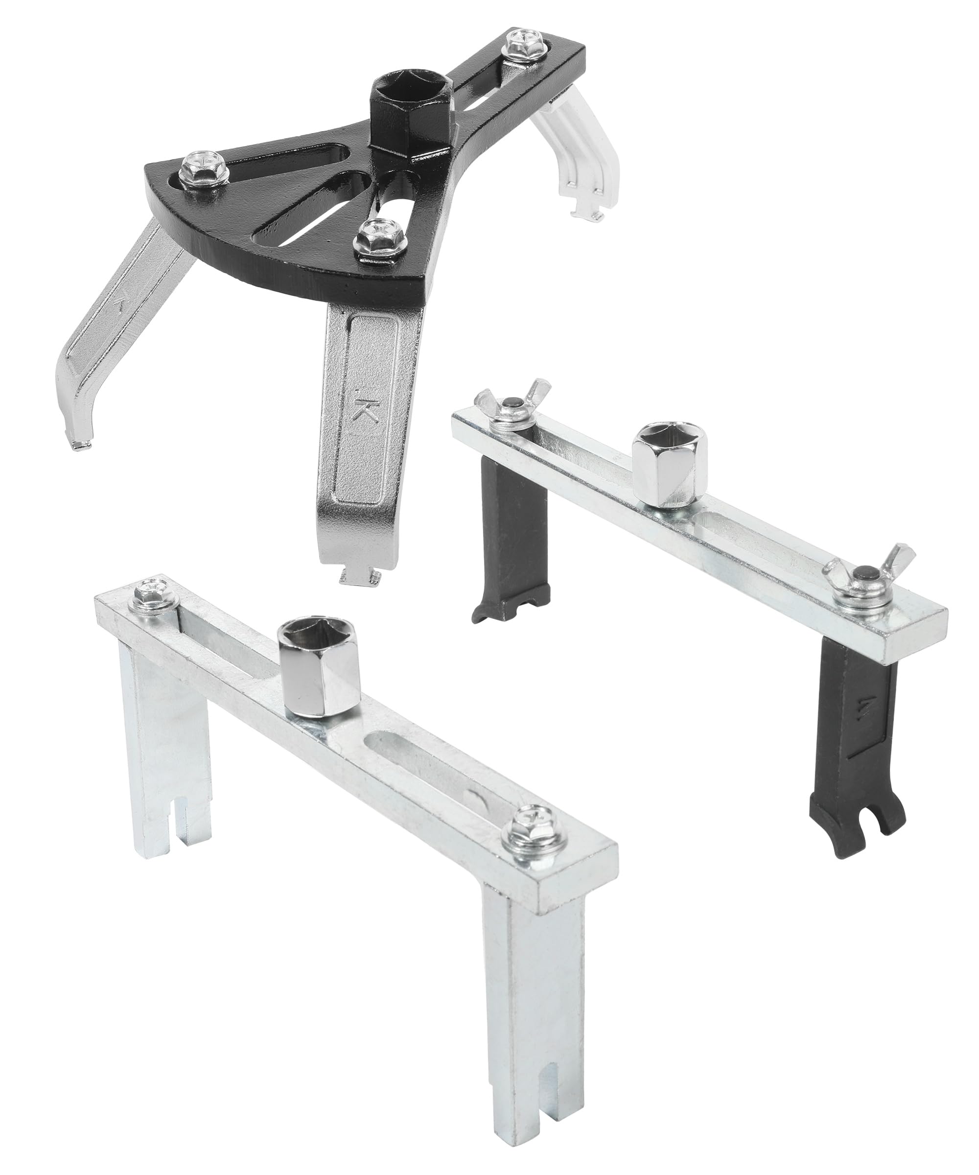 Photo 1 of Bylikeho 3PCS Fuel Pump Removal Tool, Lock Ring Tool, Car Accessories Adjustable Lock Ring Spanner, Fit Most Car Tank Caps