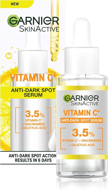 SkinActive Vitamin C Serum gegen Pigmentflecken für Glow, 30 ml