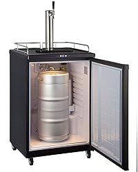 Kegco Keg Dispenser, 1 Faucet, Black