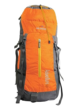 Inlander 50Ltr Polyester Orange Rucksack
