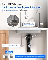 Waterdrop 10UB Under Sink Water Filter with Dedicated Faucet NSF 42 30000L view 6