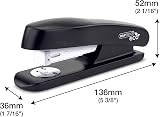 Rapesco 1756 Business Pack: 4 ECO Half Strip Staplers and 4 Boxes Staples view 6