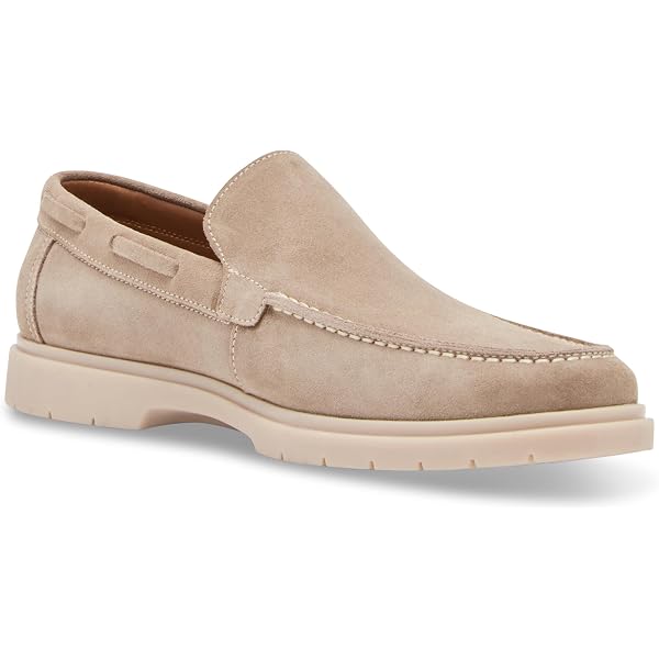 Amazon.com: Steve Madden Mens ABIZA Loafer, Sand Fabric, 7.5  display picture 2