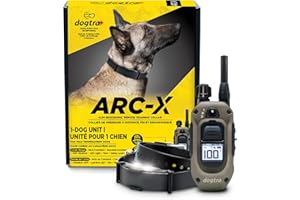 Dogtra ARC-X E-Collar for Dog Training - 1.2KM Range, for Dogs 7KG+, Slim Design, IPX9K Waterproof, 100 Stimulation Levels, V