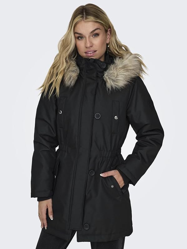 Only Girl Parka Lang 134black Homme Baskets de running, Blanc Bright White Oil Blue, 45 EU