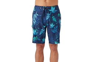 O'NEILL Men's 21 Inch Hyperfreak Divergent Boardshorts - Quick Dry Swim Trunks for Men with Fixed Waist and Quick Dry Fabric