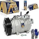 AISIN AFTERMARKET ACCH-00043 Air Conditioning AC Compressor with Clutch | Compatible with Honda Pilot 08-15, Odyssey 08-17, Ridgeline 09-14, Acura MDX 07-13, ZDX 10-13