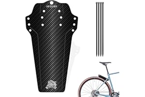 ENLEE 1PC Mountain Bike Fender - Lightweight Flexible MTB Mud Guard, Waterproof Heat-Resistant Bicycle Fenders, Universal Front and Rear 26", 27.5", 29" Plus Size and Fat Bike Wheel Sizes