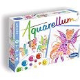 SentoSphère Aquarellum Junior Prinzessinnen Malset – Magische Aquarellfarben, 4 Vorlagen, Pinsel & Tinten, Ab 7 Jahren, Made In France